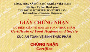 Xin giấy phép an toàn vệ sinh thực phẩm tại HCM